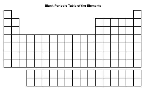 Printable Periodic Table Without Names Free Printable Periodic Table ...