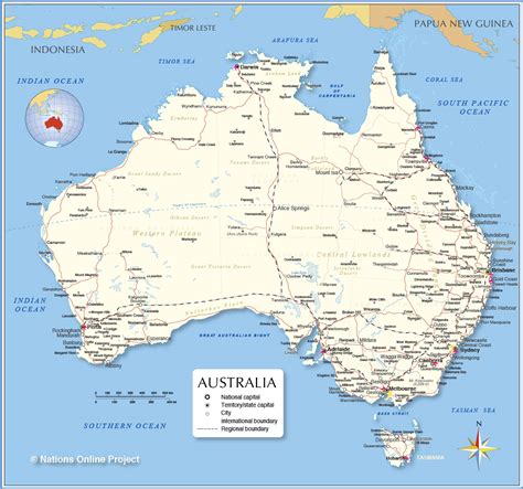 Countries by Continent :: Australia and Oceania - Nations Online Project