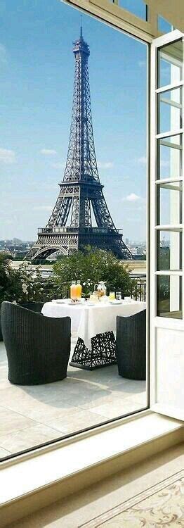 Balcony view of Eiffel Tower | Paris hotels, Beautiful places, Shangri ...