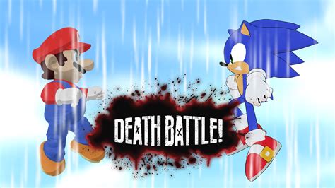 DEATH BATTLE! Mario VS Sonic [2018] Wallpaper by Mugen-SenseiStudios on ...