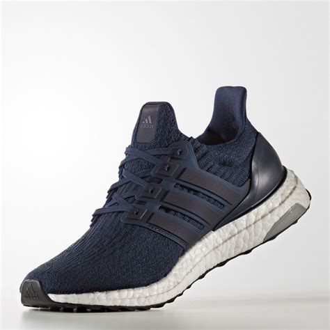 Adidas Ultra Boost Mens Blue Sneakers Running Road Sports Shoes ...