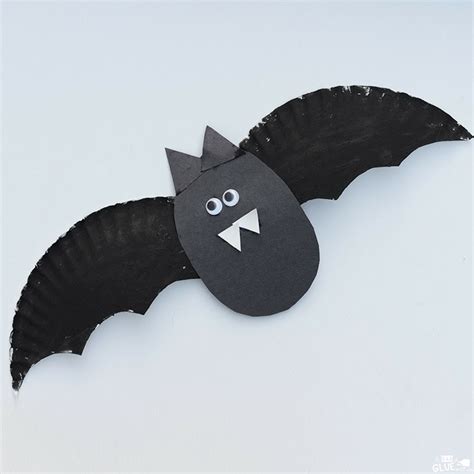 Paper Plate Bat Craft