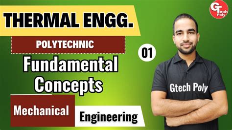 Thermal Engineering | Lecture-1 | Chapter-1 Fundamental Concepts (Part ...