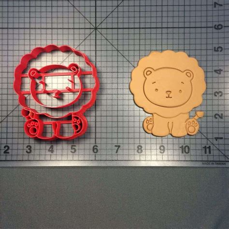 Baby Lion 101 Cookie Cutter | JB Cookie Cutters