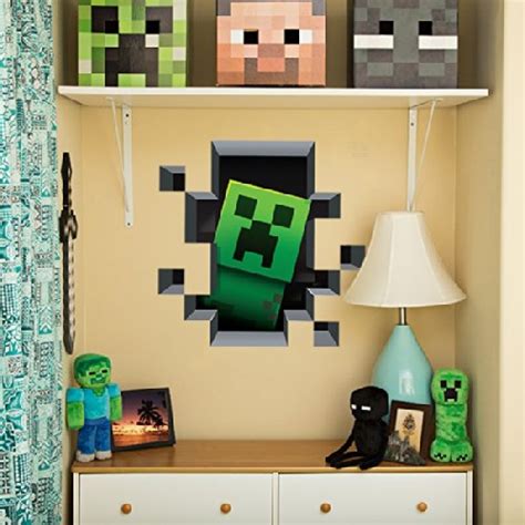 GeeksHive: Minecraft Vinyl Wall Graphics Creatures 4-Pack - Wall ...