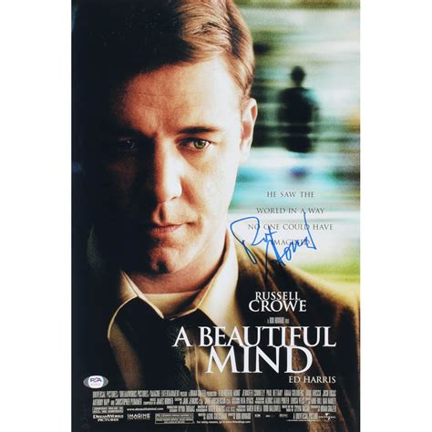 Ron Howard Signed "A Beautiful Mind" 12x18 Movie Poster (PSA Hologram ...