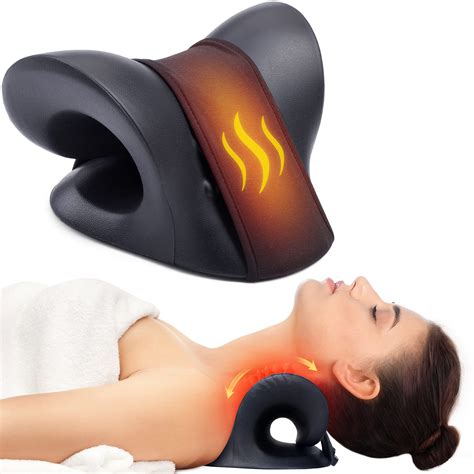 Buy Cozy Neck Stretcher for Neck Pain , Heated Cervical Traction Device ...