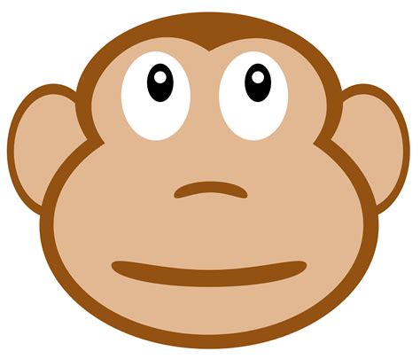 Monkey face clip art clipartfest - WikiClipArt