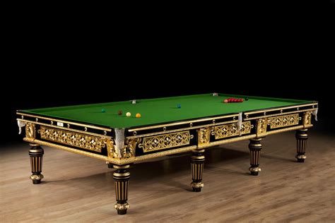 Antique Billiard Snooker Pool Table Gilded Cox And Yeman London England ...