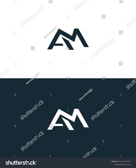 Ma Logo Letter Design Vector Stock Vector (Royalty Free) 2274332311 ...