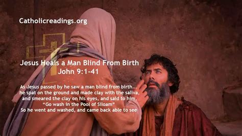 Jesus Healing Blind Man