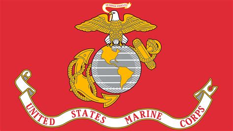 Desktop Wallpapers USA Marine Corps Flag 1920x1080