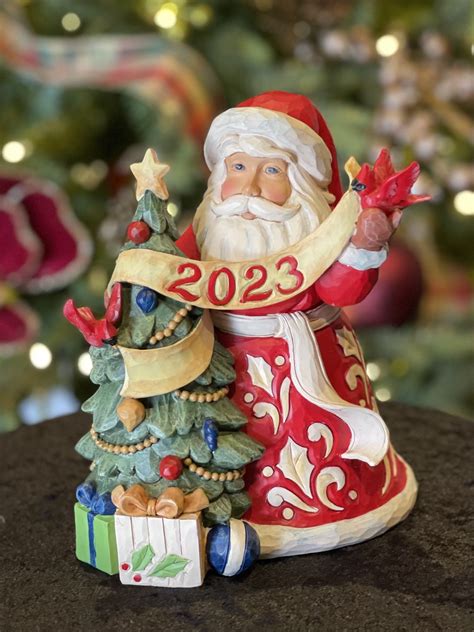 JIM SHORE - 2023 SANTA WRAPPED IN CHEER YEAR SANTA 6013687 – MAKING ...