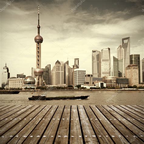 Shanghai skyline — Stock Photo © gyn9037 #17976521