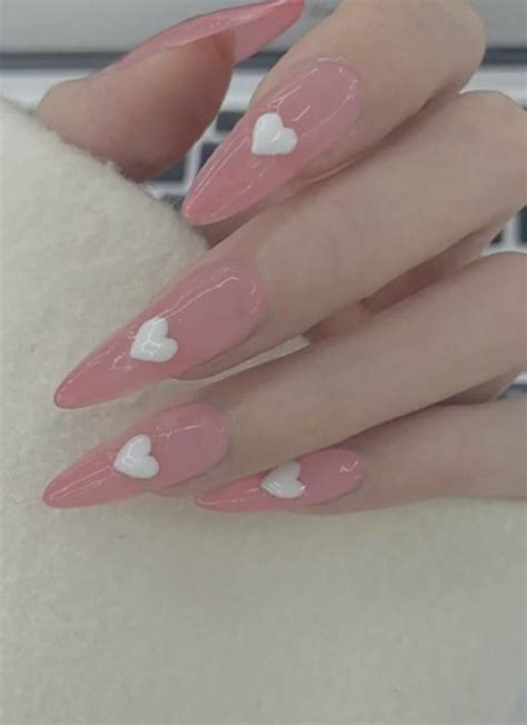 12+ Pretty Pink Press on Nail Designs | Unghie idee, Unghie, Unghie gel