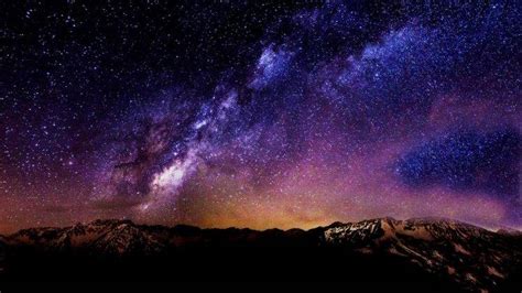 stars, Night, Landscape, Starry Night, Mountain, Long Exposure, Galaxy ...