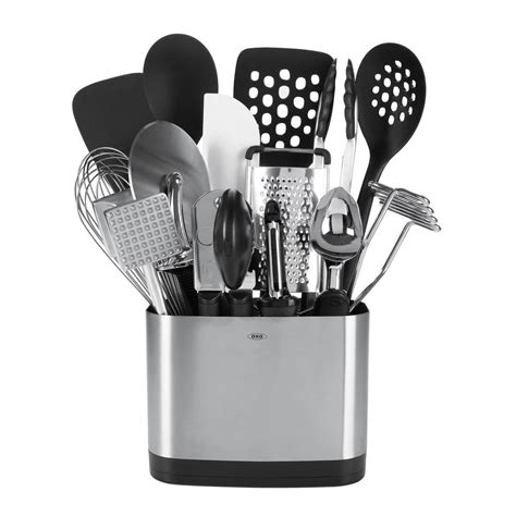 Oxo Kitchen Tools Set : OXO SteeL 15-Piece Everyday Kitchen Tool Set ...