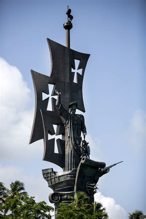 Puerto Rico's Christopher Columbus Statue Survives Hurricane Maria : NPR