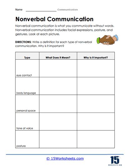 Communication Worksheets - 15 Worksheets.com