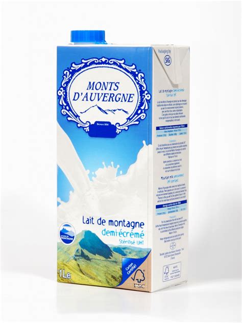 Dairy SLVA - Informations on a milk carton