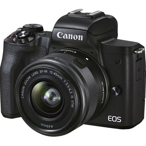 Canon EOS M50 Mark II Mirrorless Camera with 15-45mm 4728C006