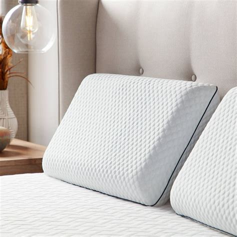 Rest Haven Temperature Regulating Gel Memory Foam Bed Pillow, Set of 2 ...