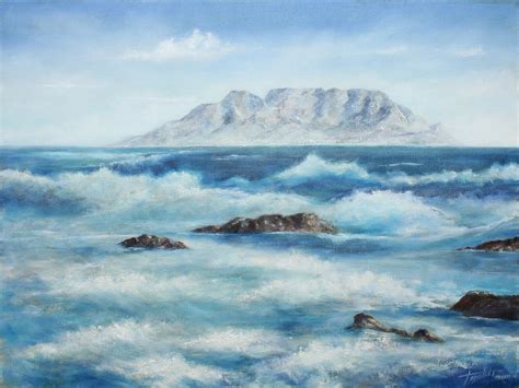 Sea and Waves - Oil Painting - Fine Arts Gallery - Original fine Art ...