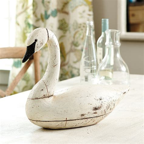 Wooden Swan Decoy | Ballard Designs