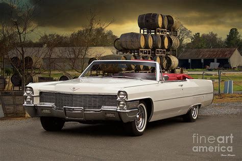 1965 Cadillac DeVille Convertible Photograph by Dave Koontz - Pixels