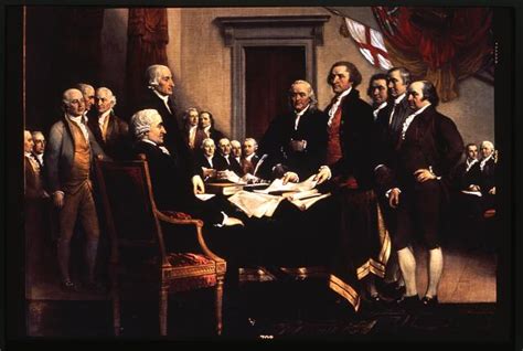 U.S. Capitol paintings. Declaration of Independence, painting by John ...