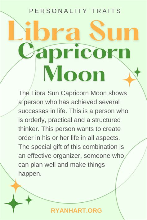 Libra Sun Capricorn Moon Personality Traits | Ryan Hart