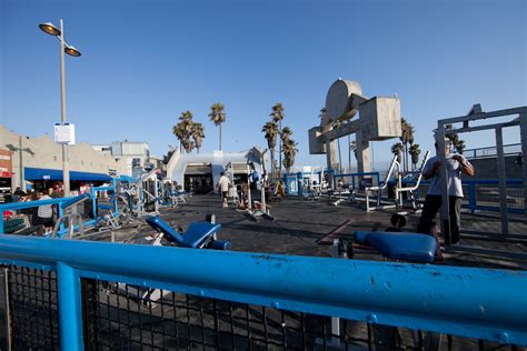 Muscle Beach in Venice, California. Photo by Greg Zook. http://www ...