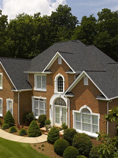 CertainTeed Landmark shingle shown in Moire Black #roofing | Landmark ...