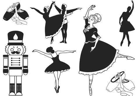 Nutcracker Ballet Vector 86216 Vector Art at Vecteezy