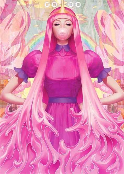 artgerm | Princess bubblegum, Adventure time anime, Princesa jujuba