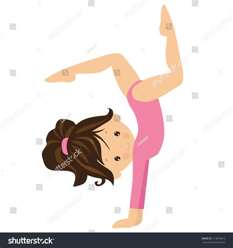 Girl Gymnastic Cartoon Stock Photos and Pictures - 22,375 Images ...