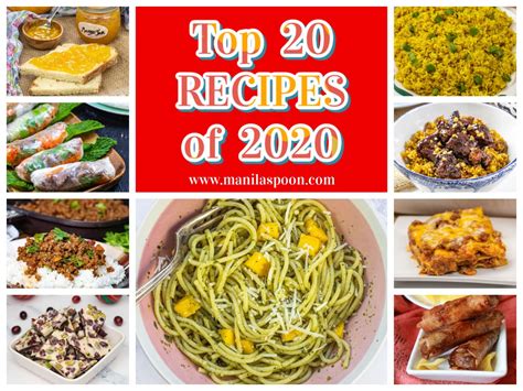 Top 20 Recipes of 2020 - Manila Spoon