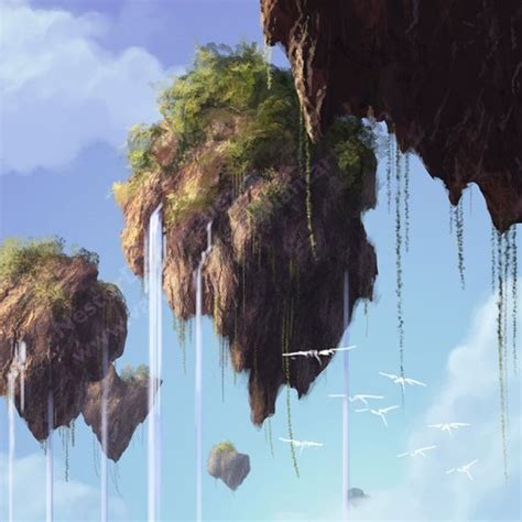 Avatar floating mountains by vandervals on @DeviantArt | Fantasy ...