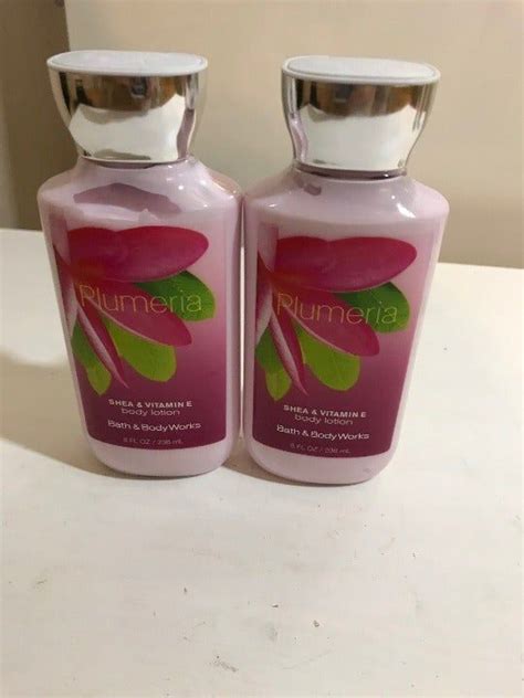 Authentic bath And Body Works plumeria lotions. Bundle set 2. Two ...