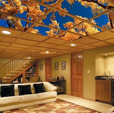 20+ Cool Basement Ceiling Ideas - Hative