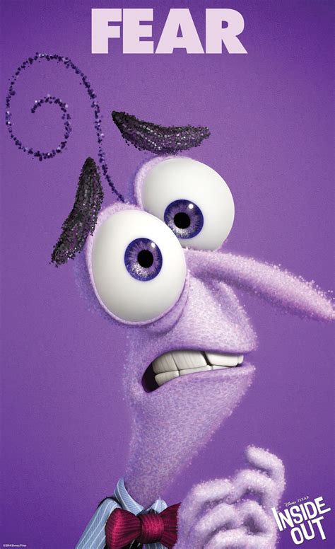 Introducing Fear: The quirky character from Disney/Pixar's 'Inside Out'