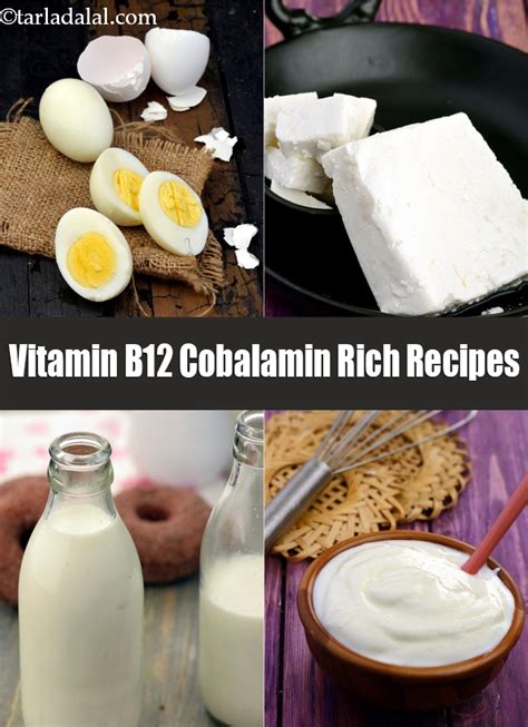 Vitamin B12 Foods for Vegetarian, Indian Cobalamin Rich Foods list