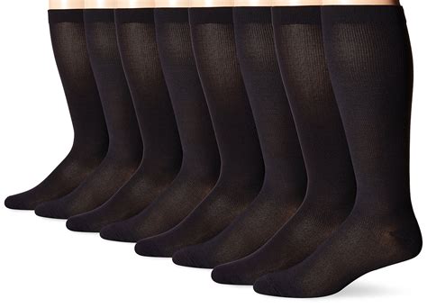 MediPeds - MediPEDS Men's 4 Pack Mild Compression Over The Calf Socks ...