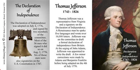 Thomas Jefferson Signing The Declaration Of Independence