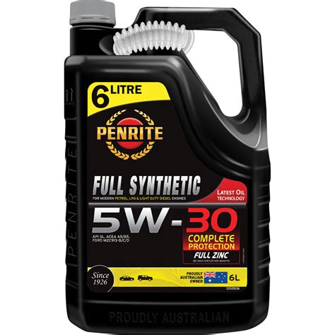 Penrite Full Synthetic Engine Oil 5W-30 6 Litre | Supercheap Auto