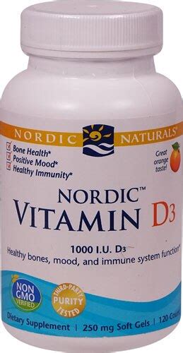 Nordic Naturals Nordic™ Vitamin D3 Orange -- 250 mg - 120 Softgels ...