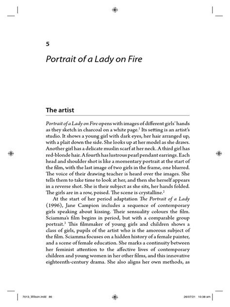 Libro Portrait - Portrait of A Lady On Fire | PDF