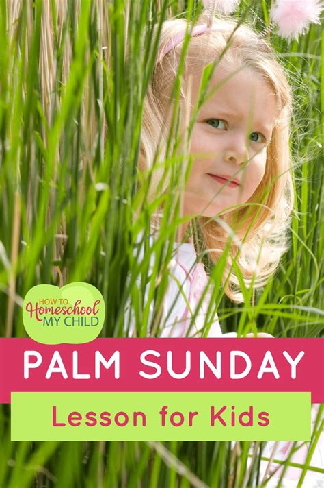 Palm Sunday Lesson for Kids - Easter Bible Study for Kids