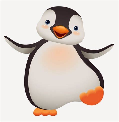 Penguin art, Cartoon clip art, Cute penguins