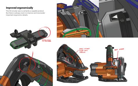 RIDGID X5 Circular Saw on Behance